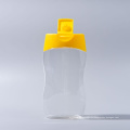 415g / 300ml Bouteille de bouteille de bouteille de miel en plastique Bouteille de ketchup Bouteille de mayonnaise avec bouchons de soupape en silicone (EF-H04415)